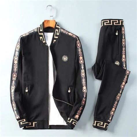 versace outfit men|versace tracksuit men's sale.